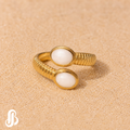Bague - Lia blanc