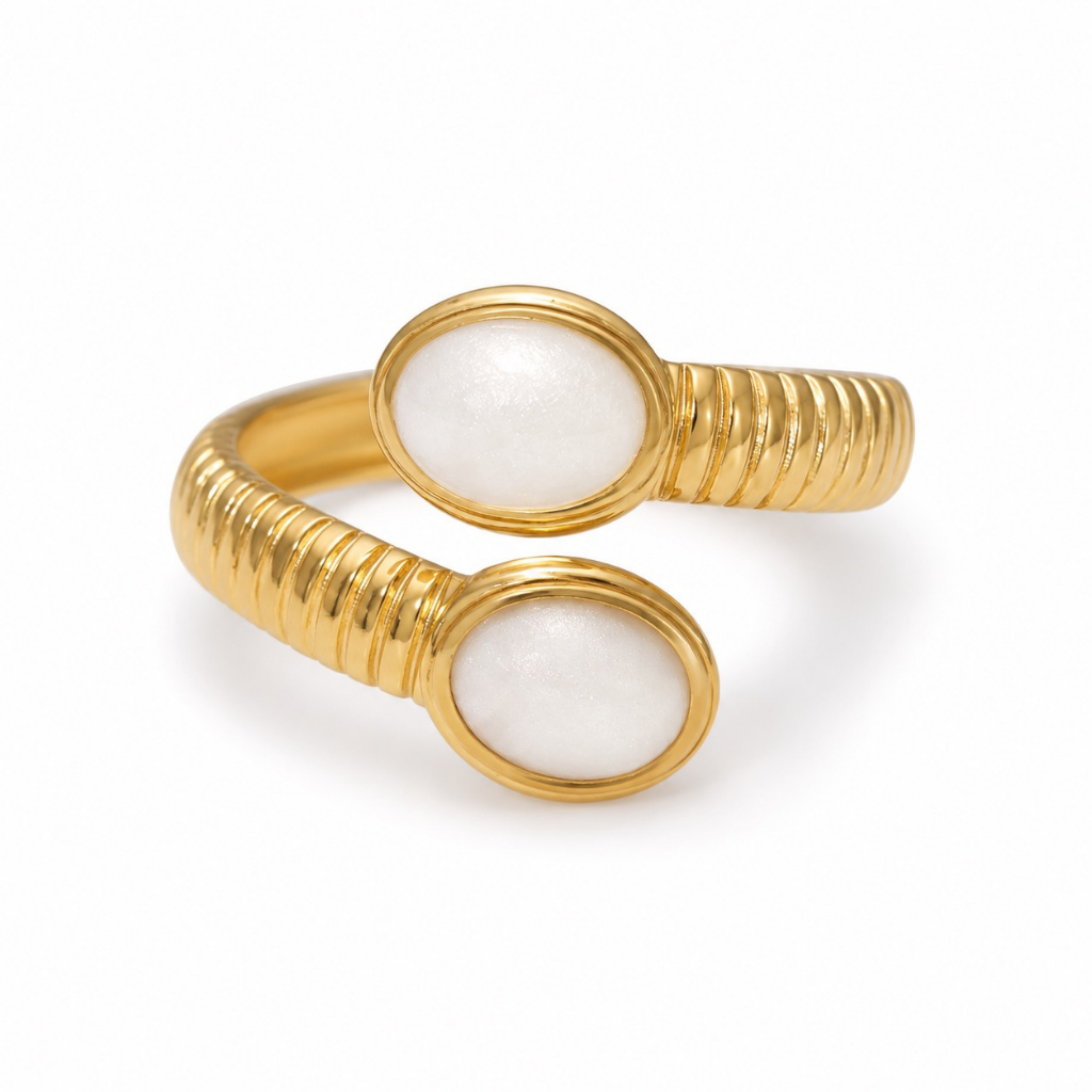 Bague - Lia blanc
