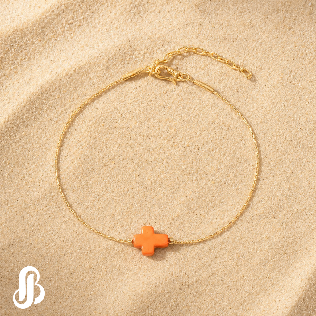 Bracelet - Cécilia orange