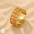 Bague - Giny orange